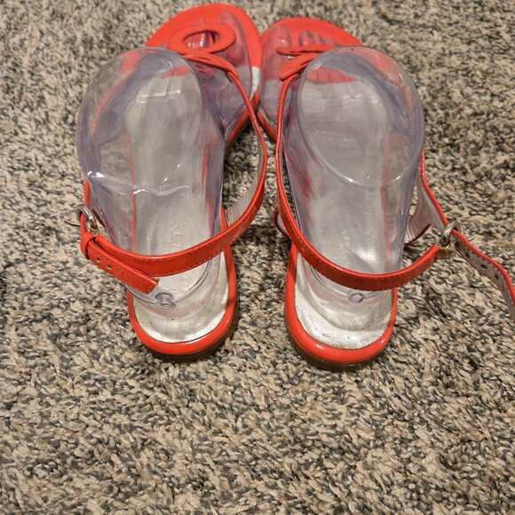 Boden Orange Patent Leather Thong Sandals 41/9.5 - Picture 4 of 9